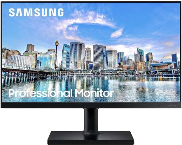 27" Монитор Samsung F27T450FZU,  1920x1080,  IPS,  75Гц,  2хHDMI,  1хDP,  черный [lf27t450fzuxen]